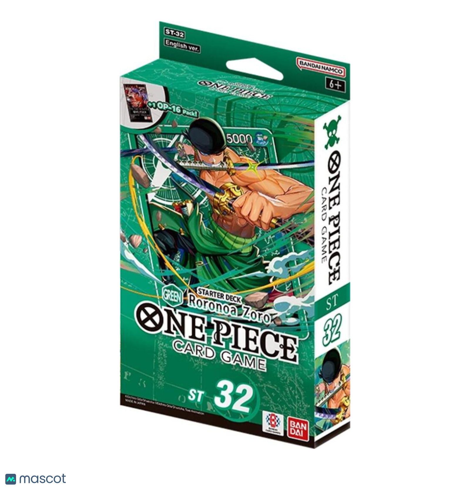 One Piece Card Game Starter Deck Roronoa Zoro ST-32 GREEN