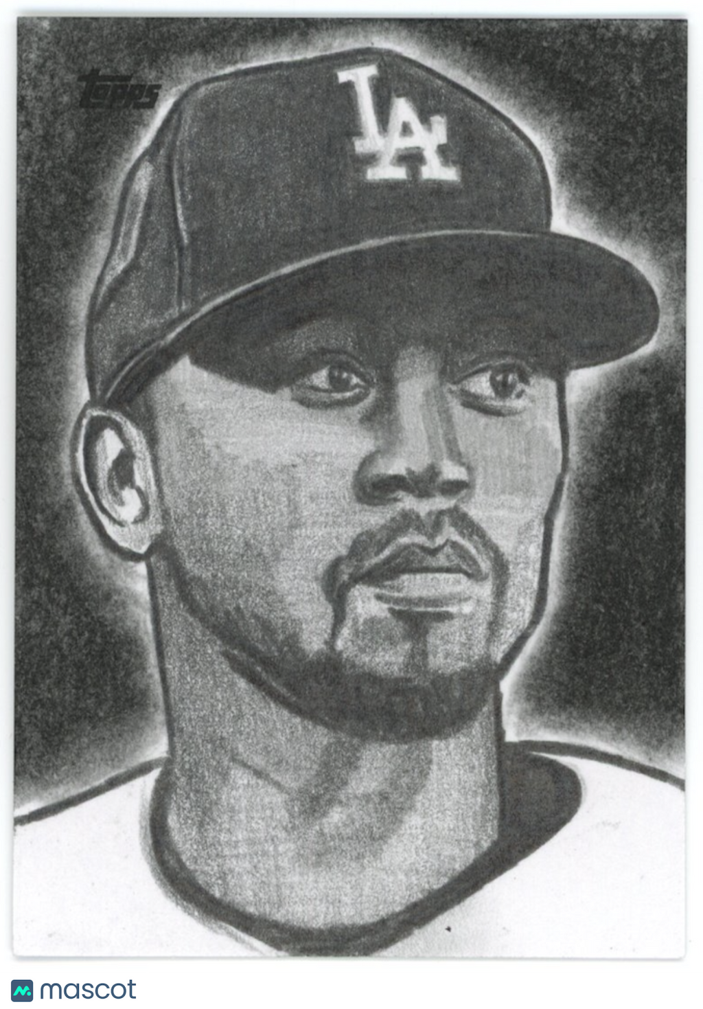 MOOKIE BETTS 2025 Topps Baseball 1/1 Hand Drawn Sketch Card Juan Rosales Dodgers