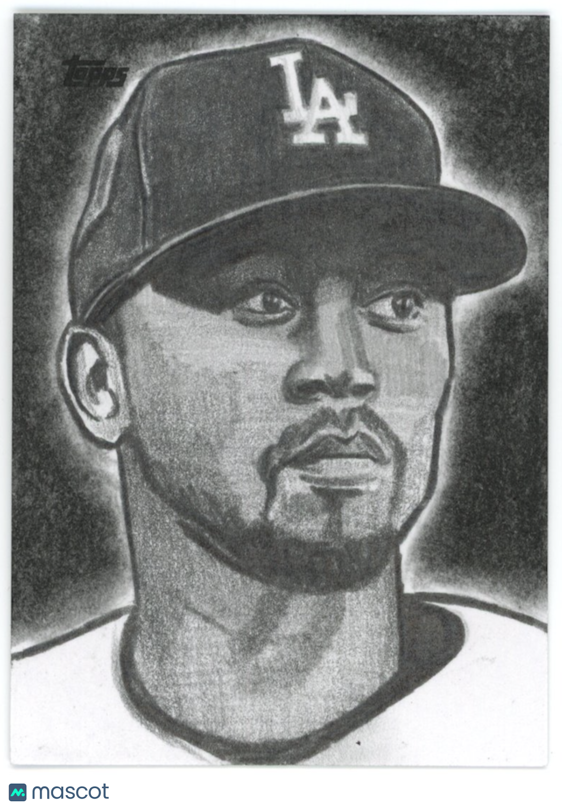 MOOKIE BETTS 2025 Topps Baseball 1/1 Hand Drawn Sketch Card Juan Rosales Dodgers