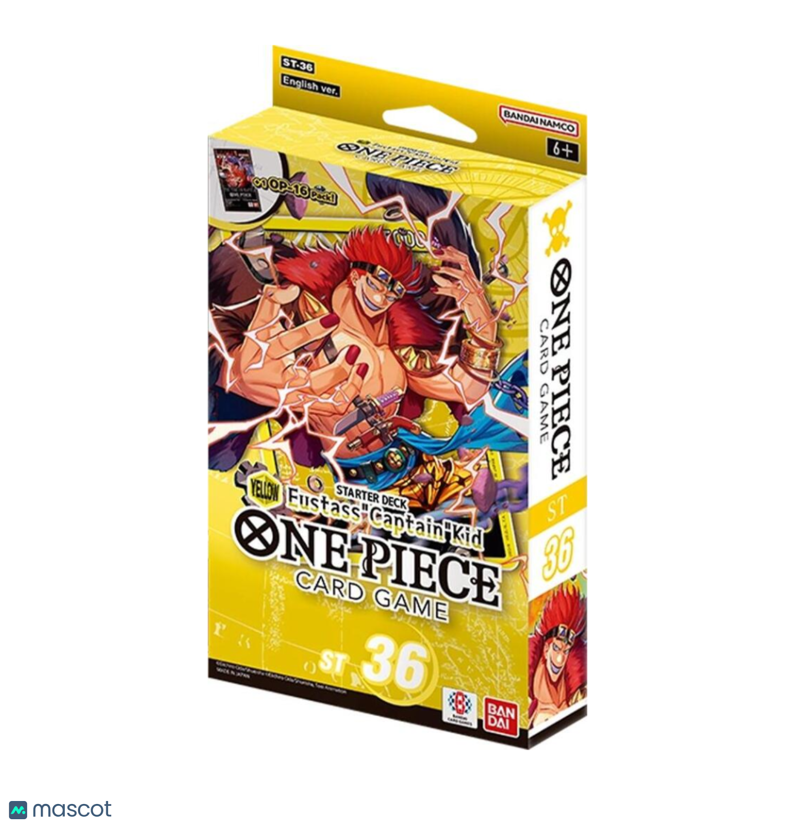 One Piece Card Game Starter Deck Eustass "Captain" Kid ST-36 YELLOW