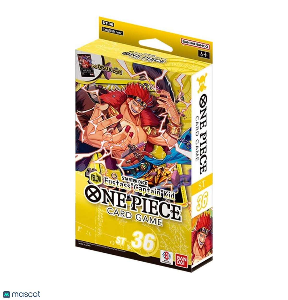 One Piece Card Game Starter Deck Eustass "Captain" Kid ST-36 YELLOW