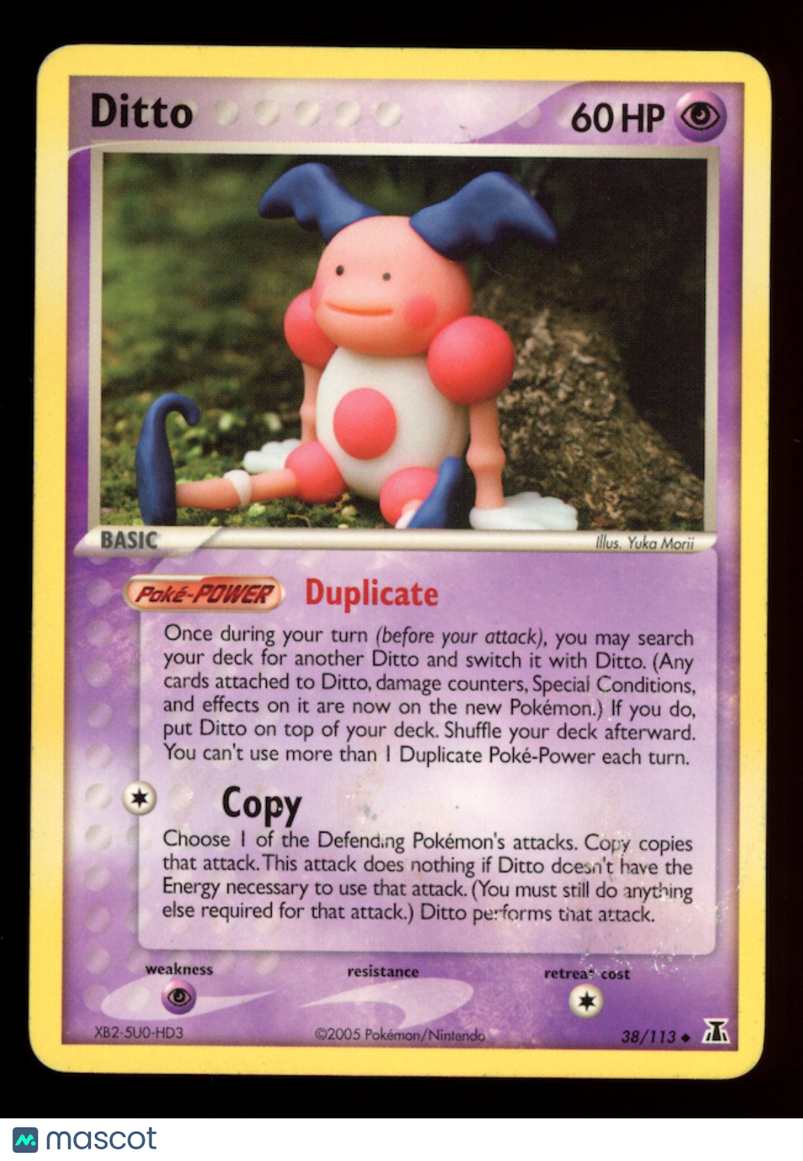DITTO MR. MIME 2007 Pokemon EX Delta Species Uncommon #38/113