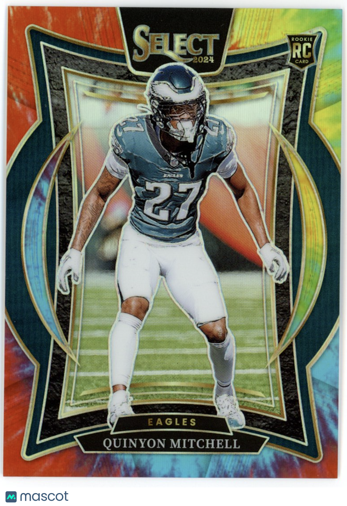 QUINYON MITCHELL 2024 Panini Select Concourse Tie-Dye Prizm Rookie /25 Eagles