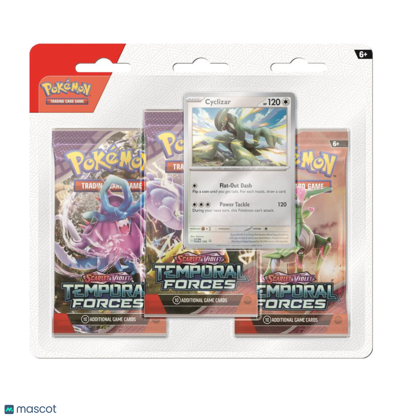 Pokemon Temporal Forces 3 Pack Blister