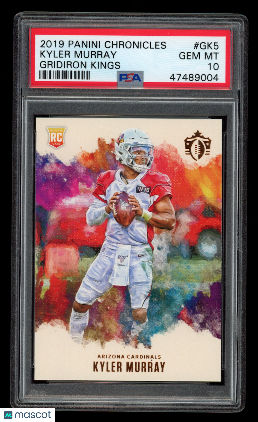 KYLER MURRAY 2019 Panini Chronicles Rookie Gridiron Kings #GK5 PSA 10 Cardinals