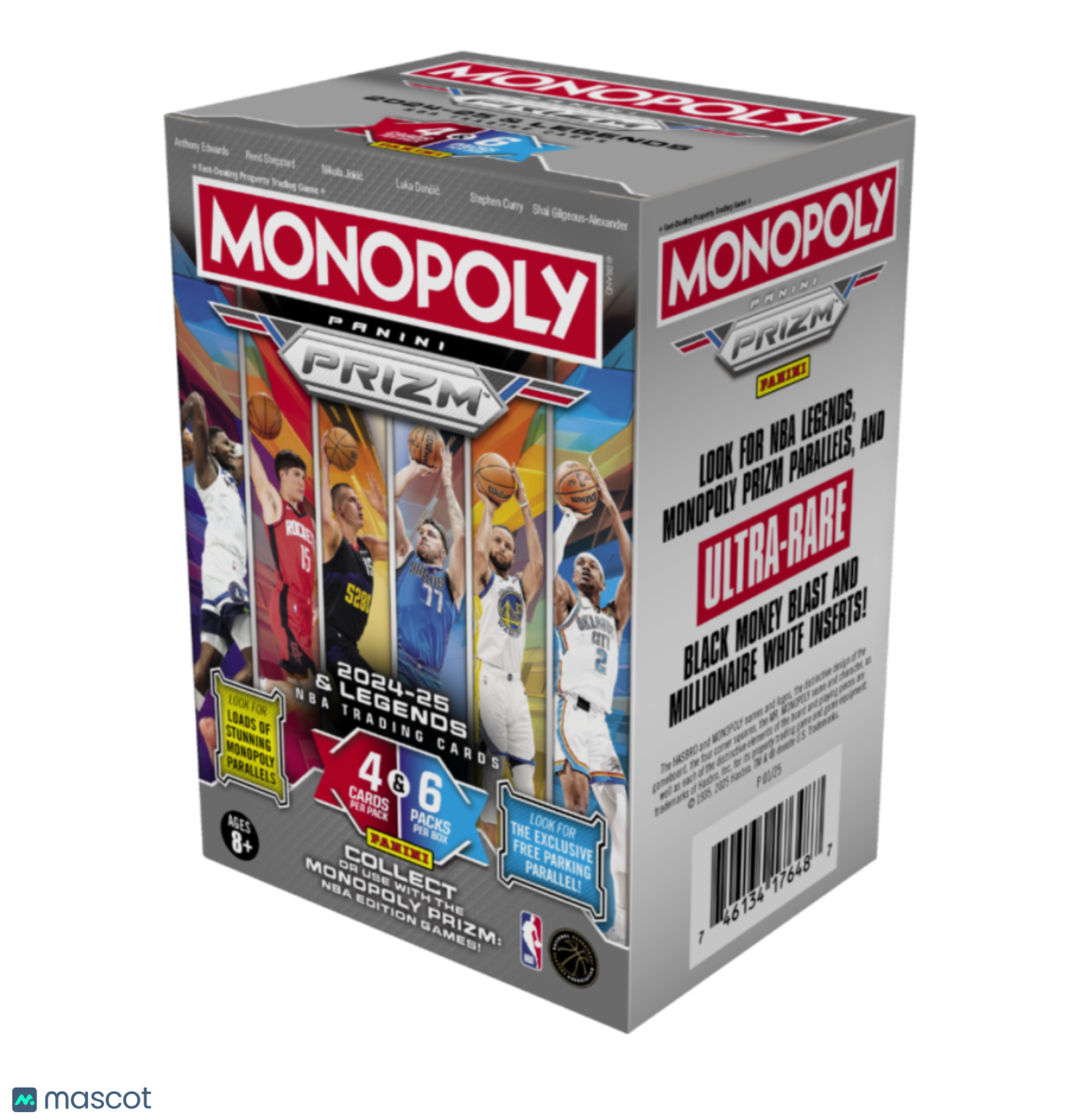 2024-25 Panini Prizm Monopoly Basketball Blaster Box