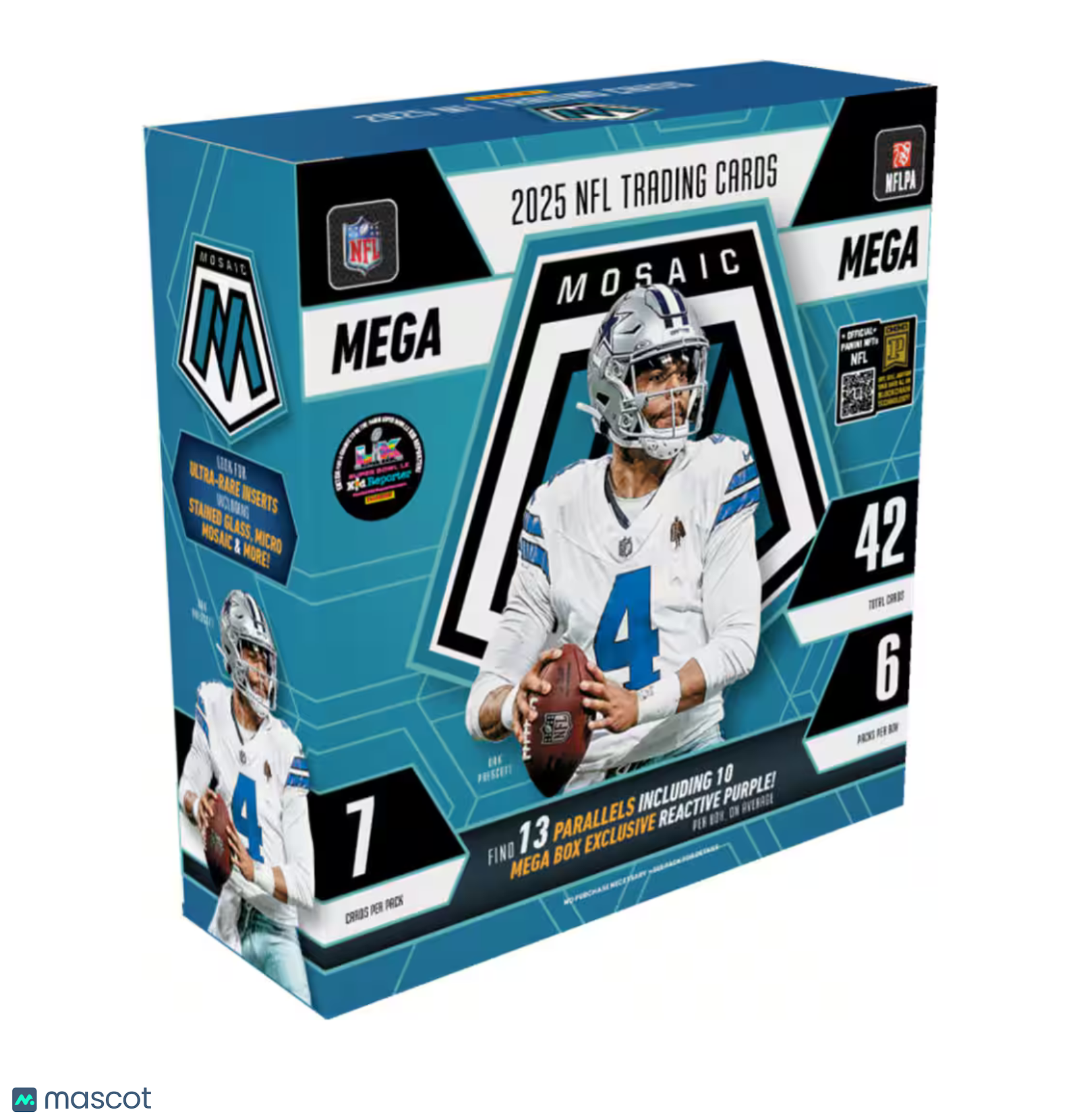 2025 Panini Mosaic Football Blue Mega Box