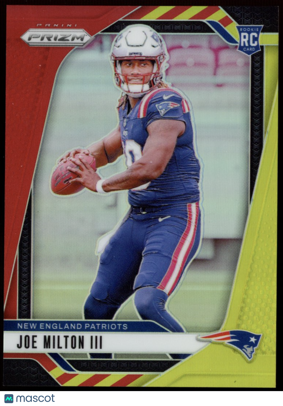 JOE MILTON III 2024 Panini Prizm Red And Yellow Prizm Rookie /44 #354 Cowboys