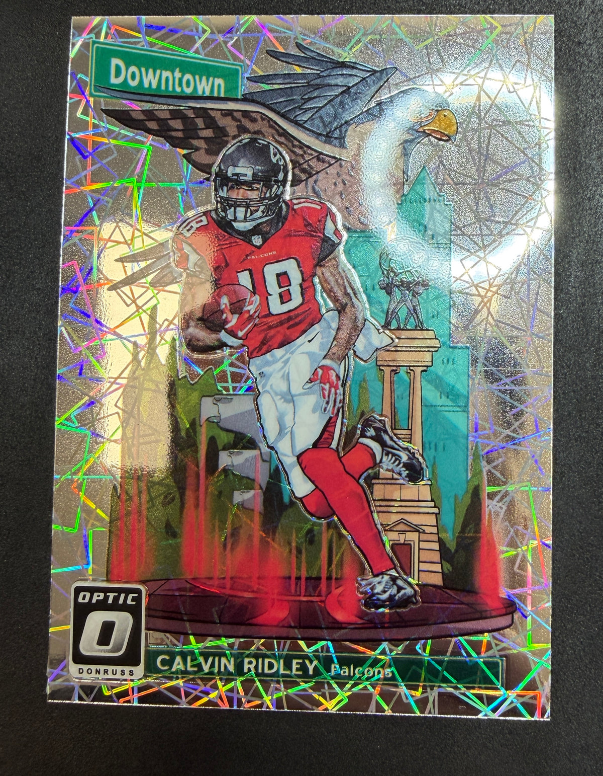 CALVIN RIDLEY 2018 Panini Donruss Optic Rookie Downtown Case Hit SSP #DT-19