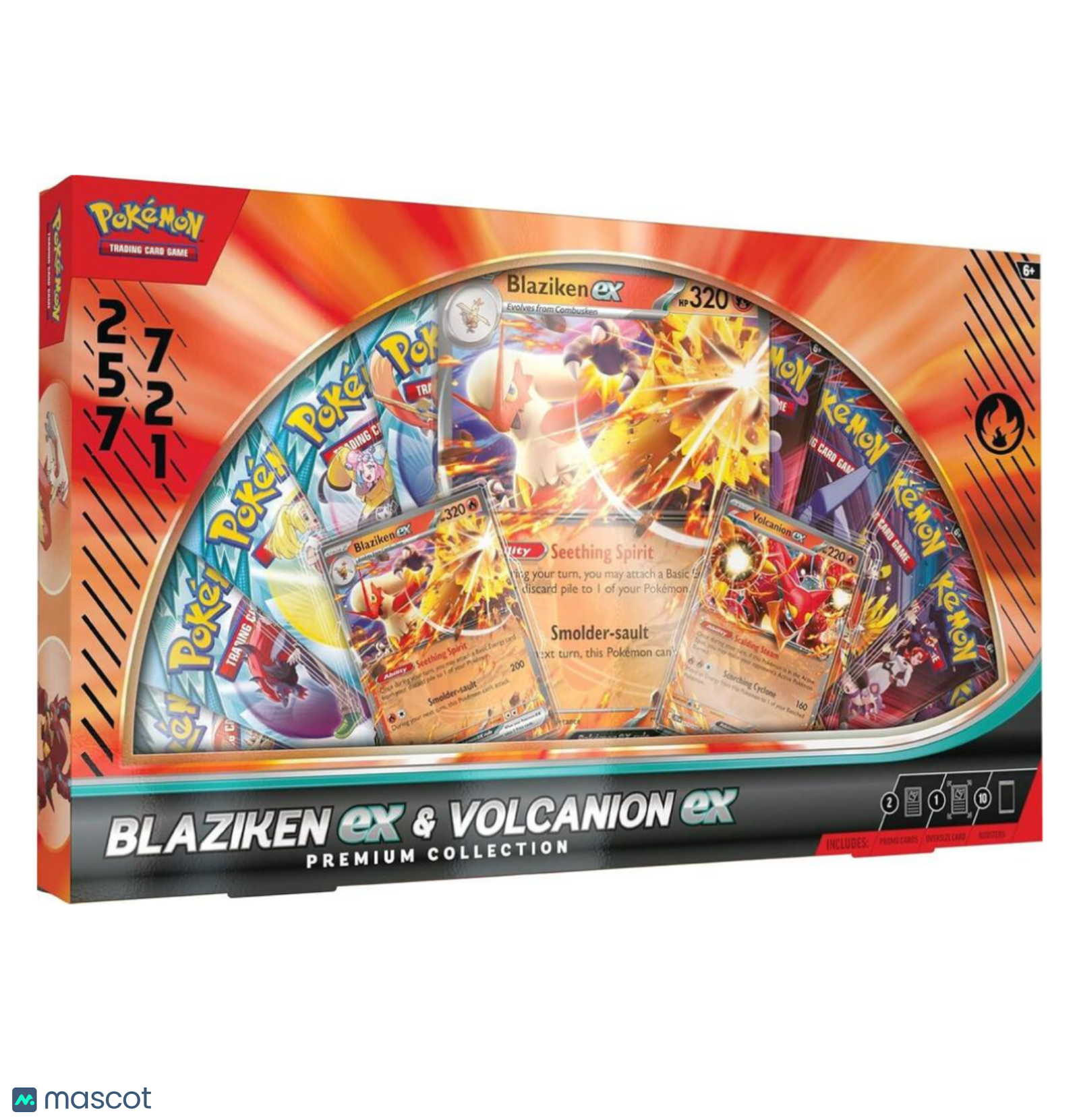 Pokemon Blaziken ex & Volcanion ex Premium Collection Box