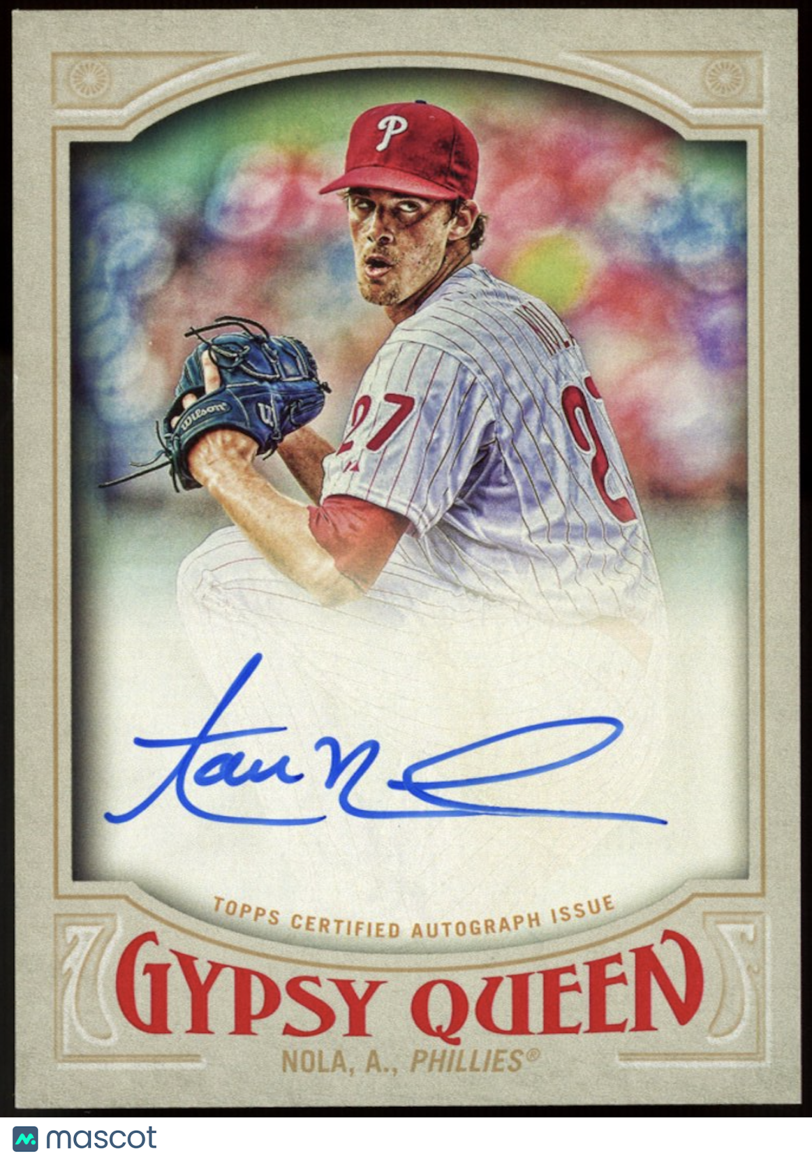 AARON NOLA 2016 Topps Gypsy Queen Rookie Auto Phillies #GQA-AN