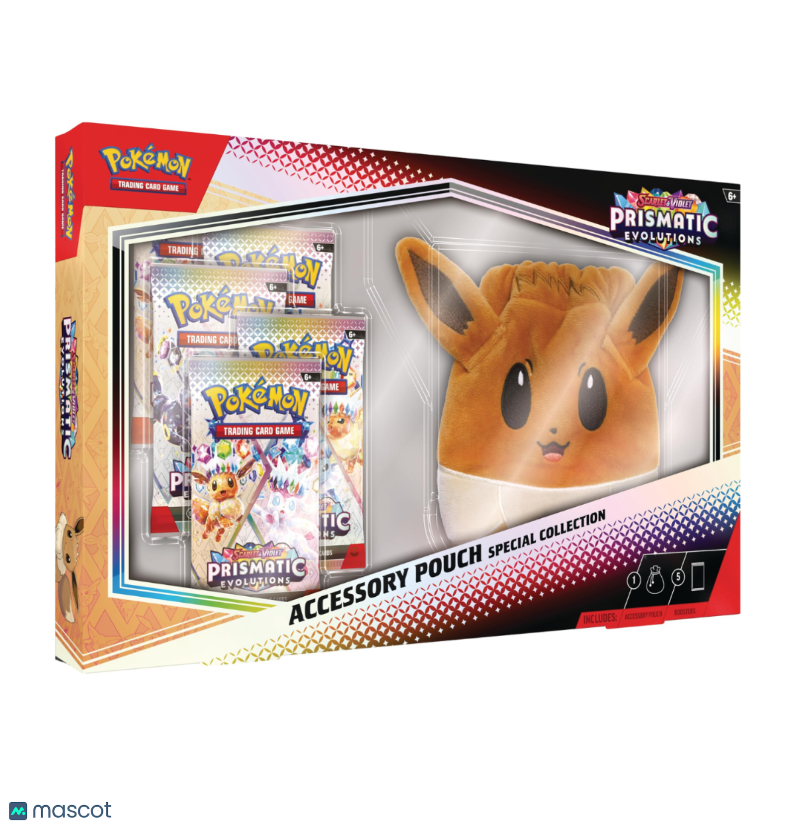 Pokemon Scarlet & Violet Prismatic Evolutions Accessory Pouch Special Collection