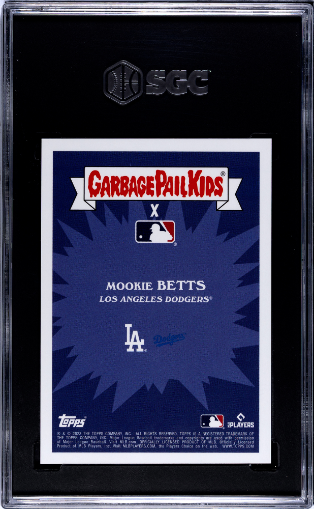 MOOKIE BOWLING BETTS 2023 Topps GPK X MLB #12B Green Foil /75 SGC 9.5