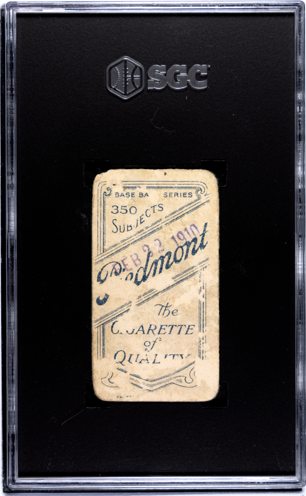 MILLER HUGGINS 1910 Piedmont Cigarettes T206 Portrait SGC 1