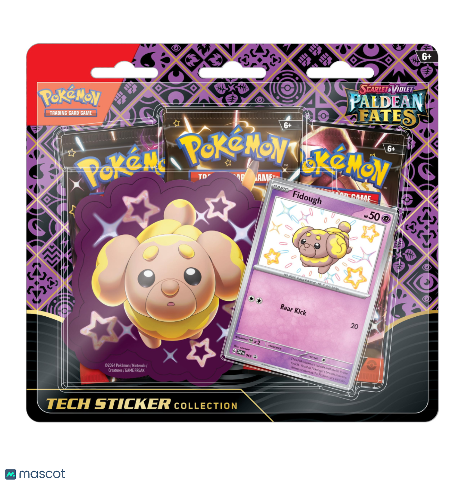 Pokemon Scarlet & Violet Paldean Fates Tech Sticker Collection