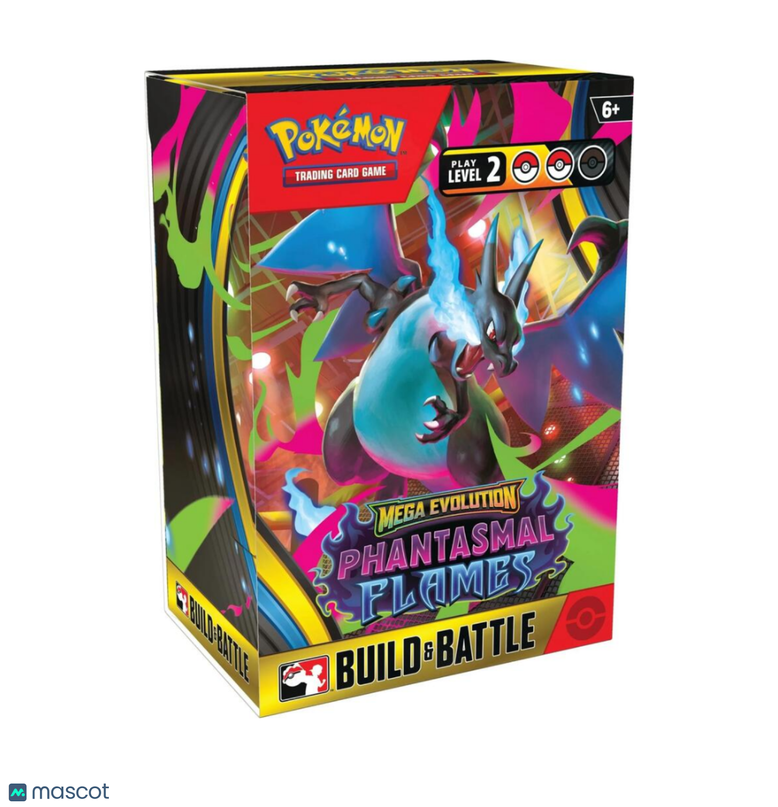 Pokemon Mega Evolution Phantasmal Flames Build & Battle Box