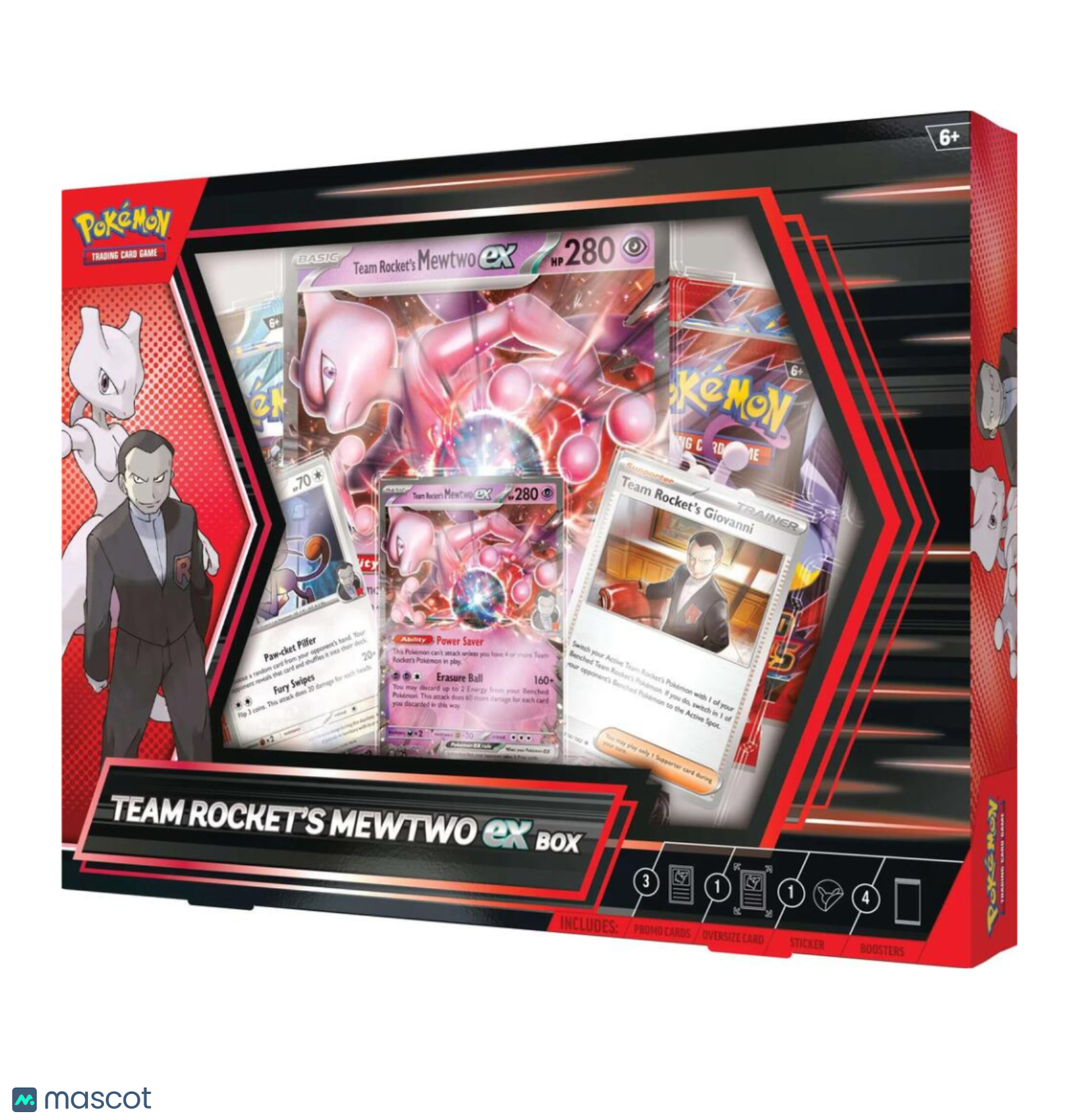 Pokemon Team Rocket's Mewtwo EX Box