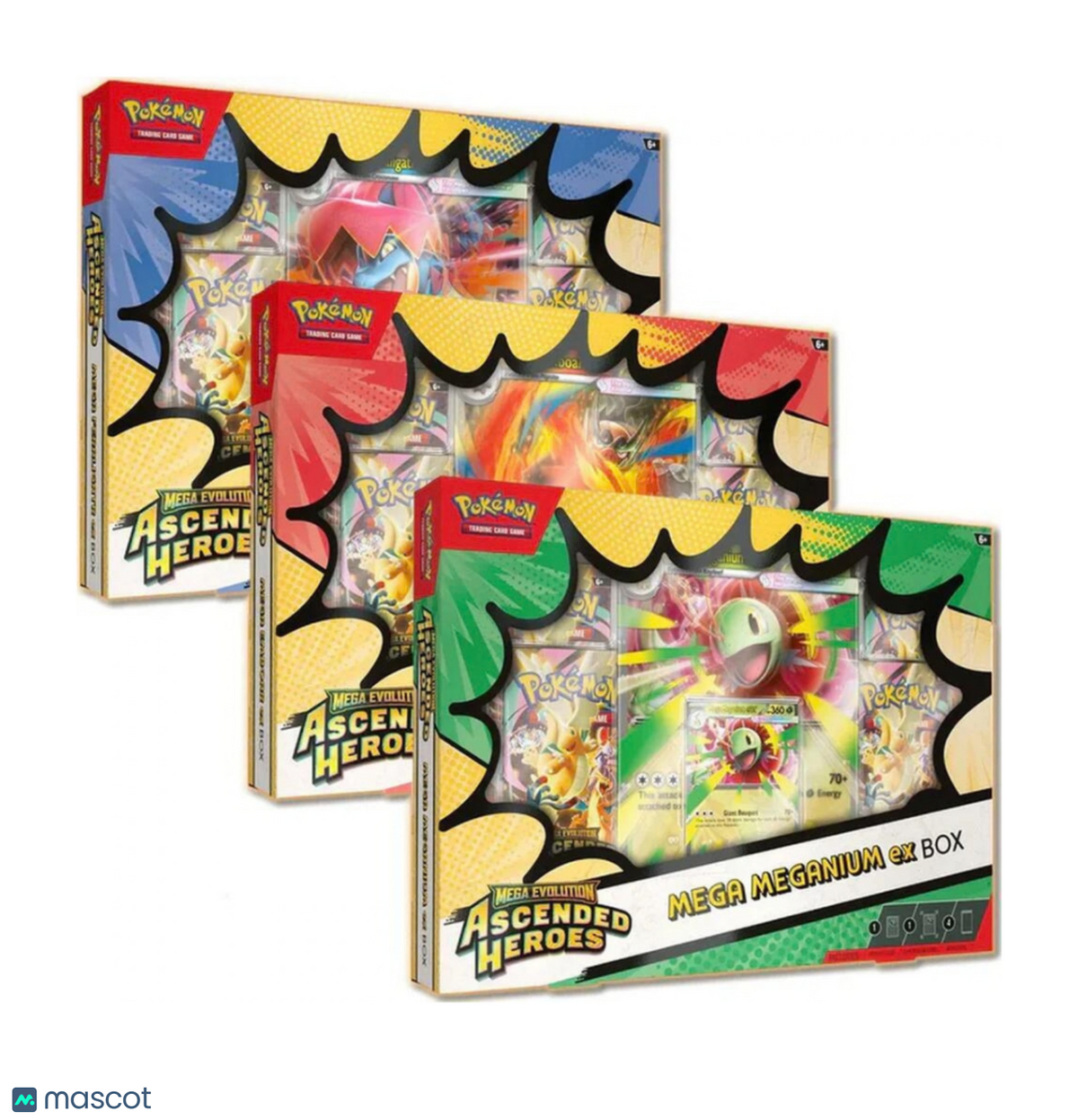 Pokemon Mega Evolution Ascended Heroes EX Box