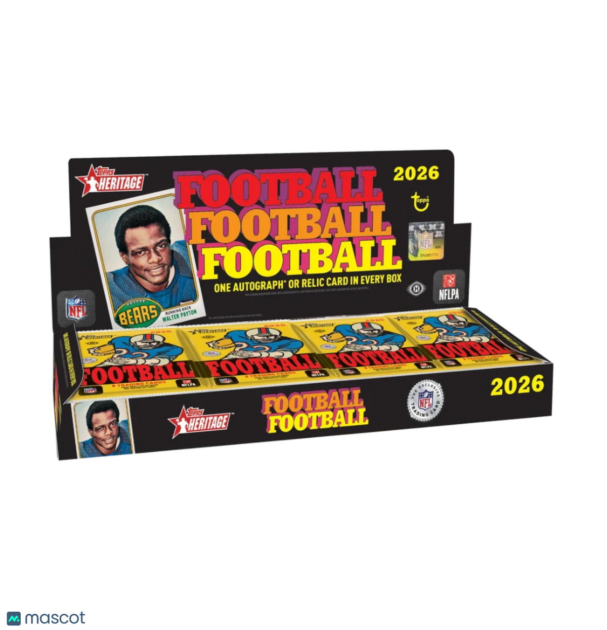2026 Topps Heritage Football Hobby Box
