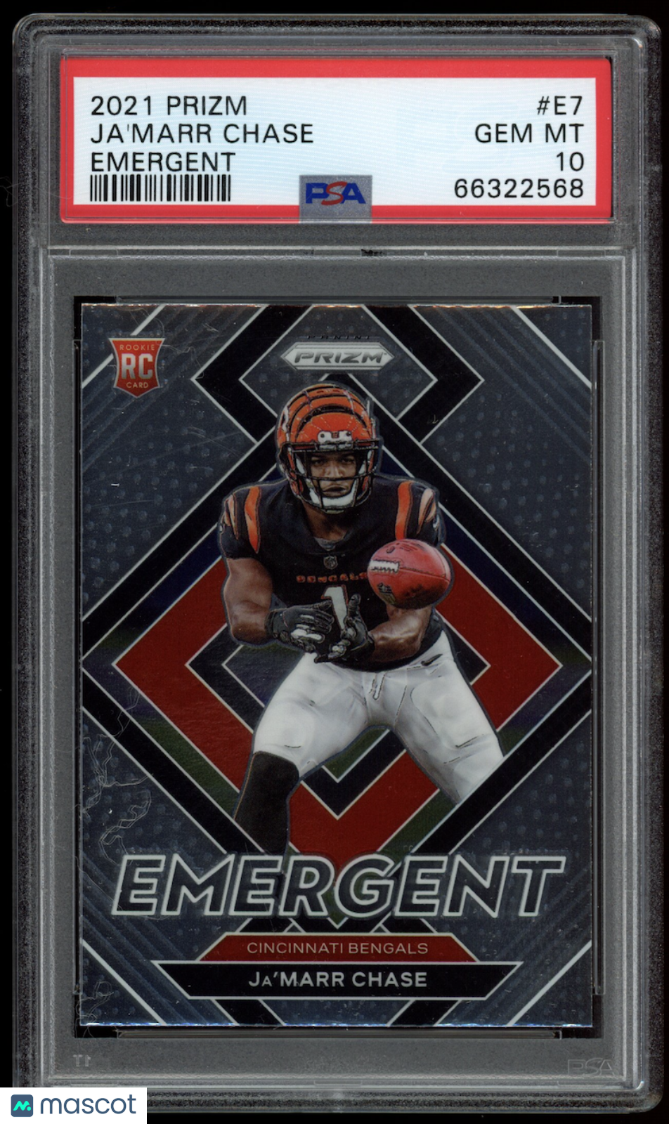 JA'MARR CHASE 2021 Panini Prizm Emergent Rookie #E7 PSA 10 Bengals