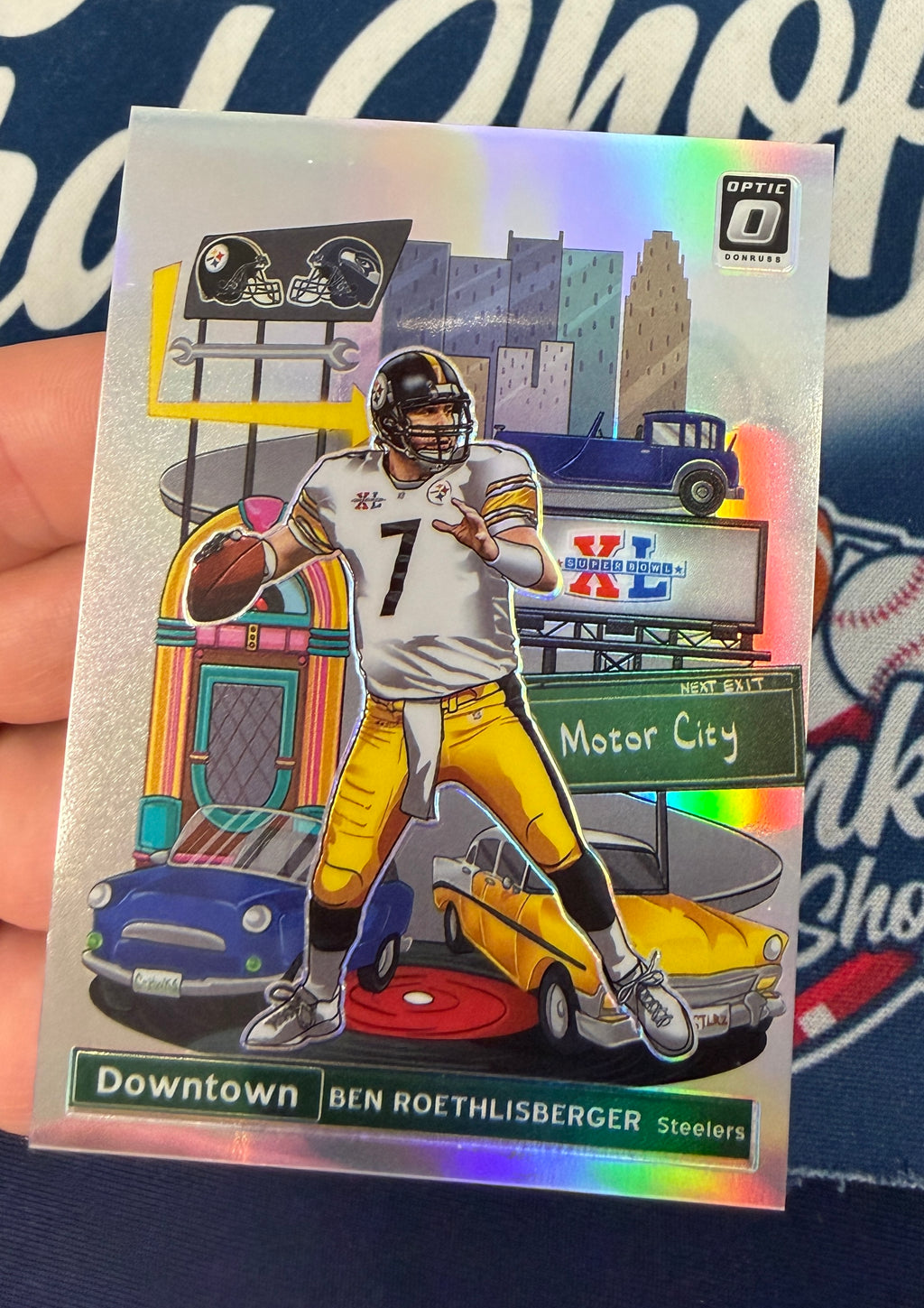 BEN ROETHLISBERGER 2020 Panini Donruss Optic Super Bowl Downtown SSP #DT-25
