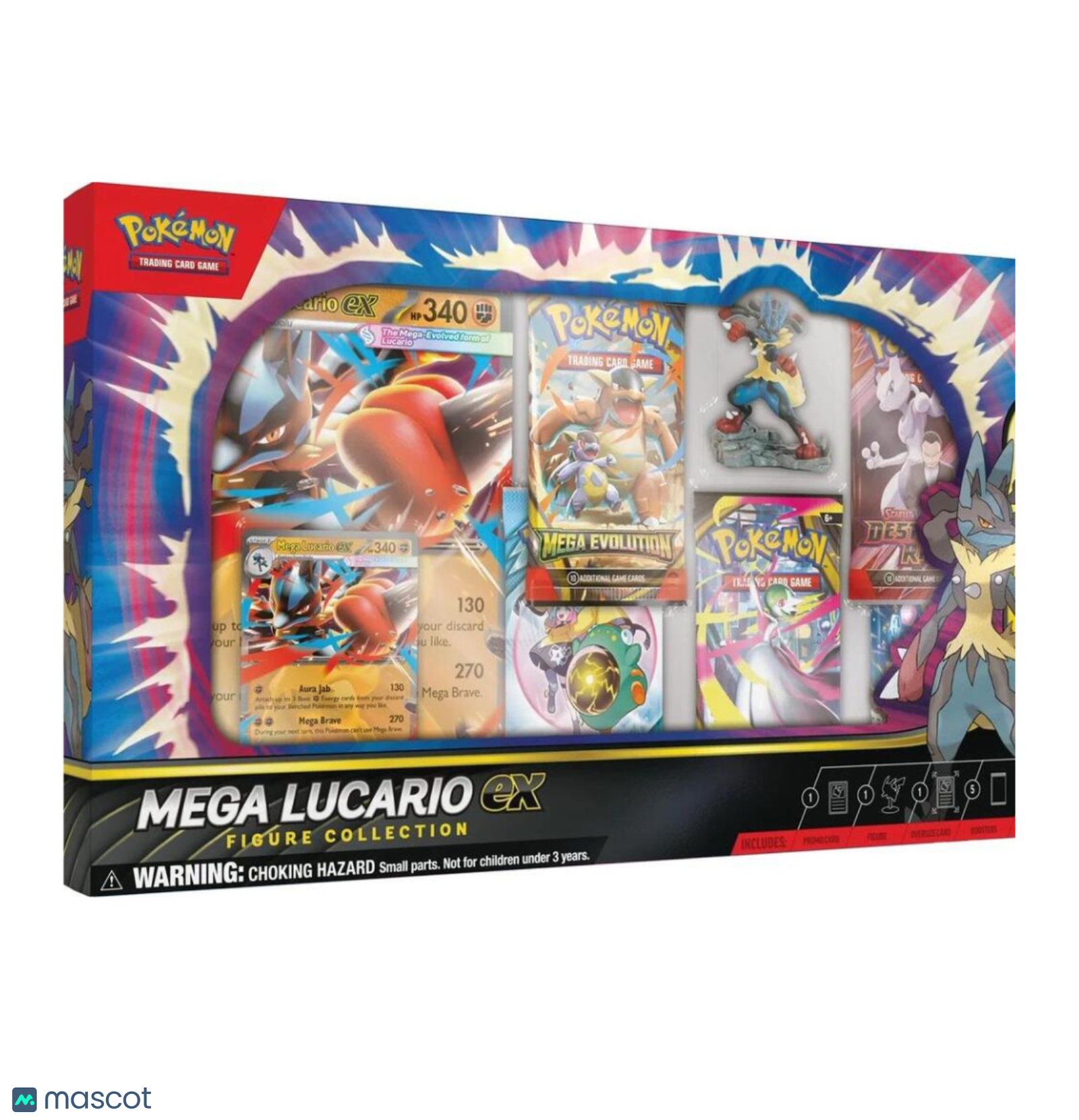 Pokemon Mega Lucario ex Figure Collection Box
