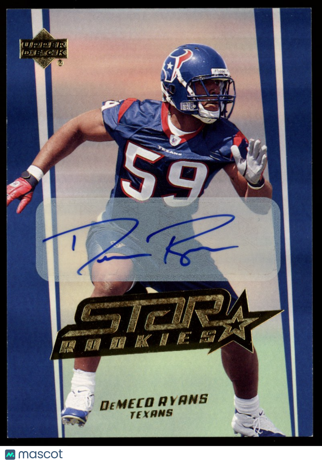 DEMECO RYANS 2006 Upper Deck Star Rookies Rookie Auto #242 Texans