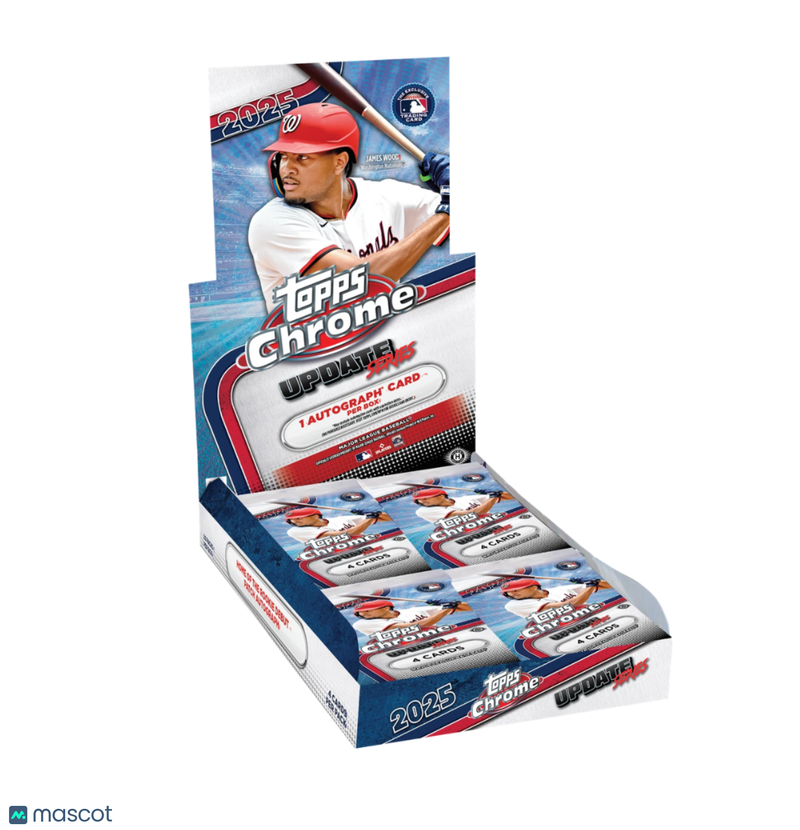 2025 Topps Chrome Update Series Baseball Hobby Box