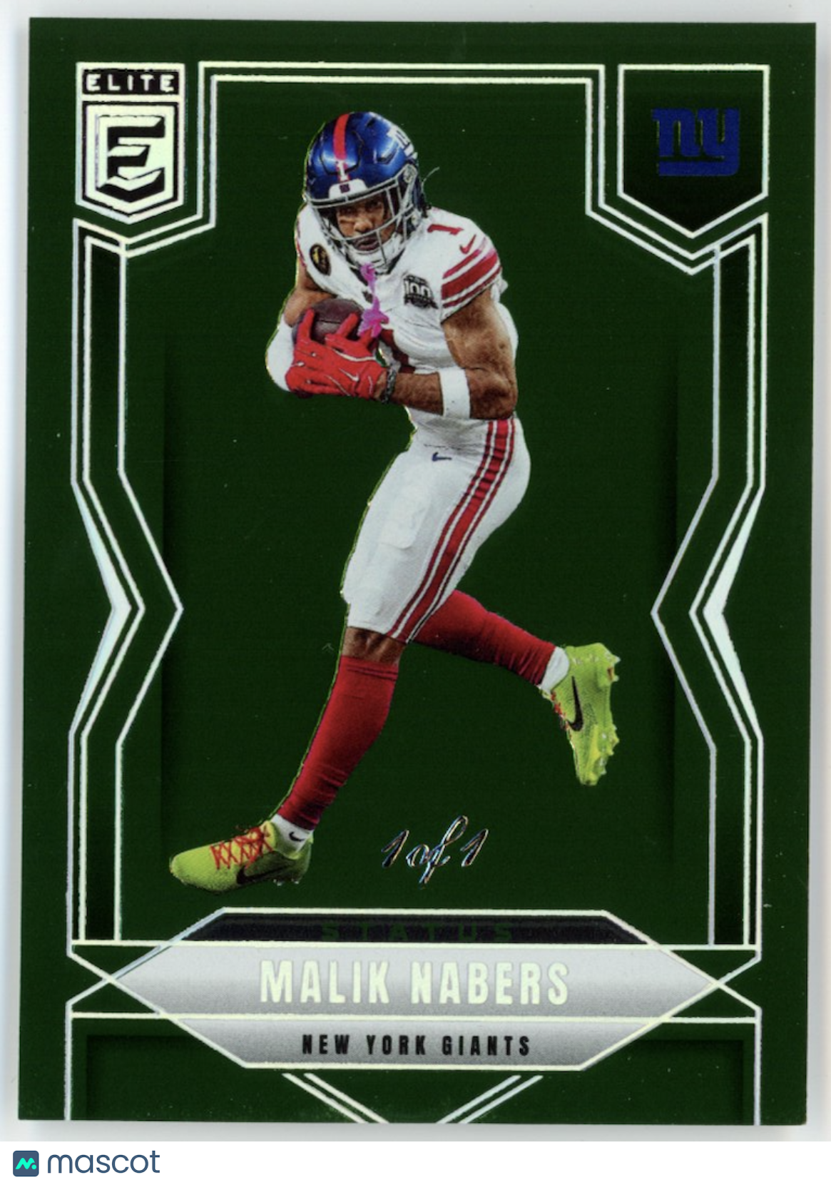 MALIK NABERS 2025 Panini Donruss Elite True 1/1 Elite New York Giants #5