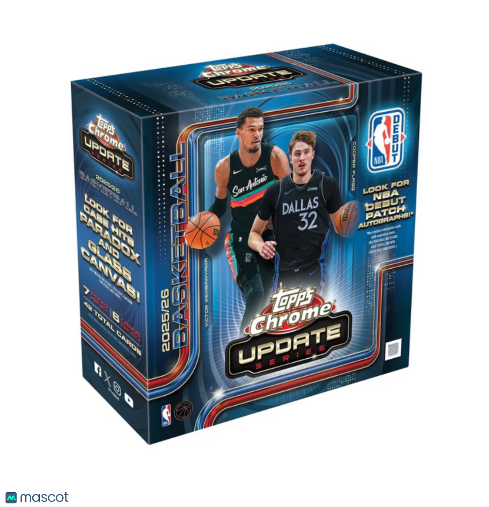 2025-26 Topps Chrome Update Basketball Mega Box