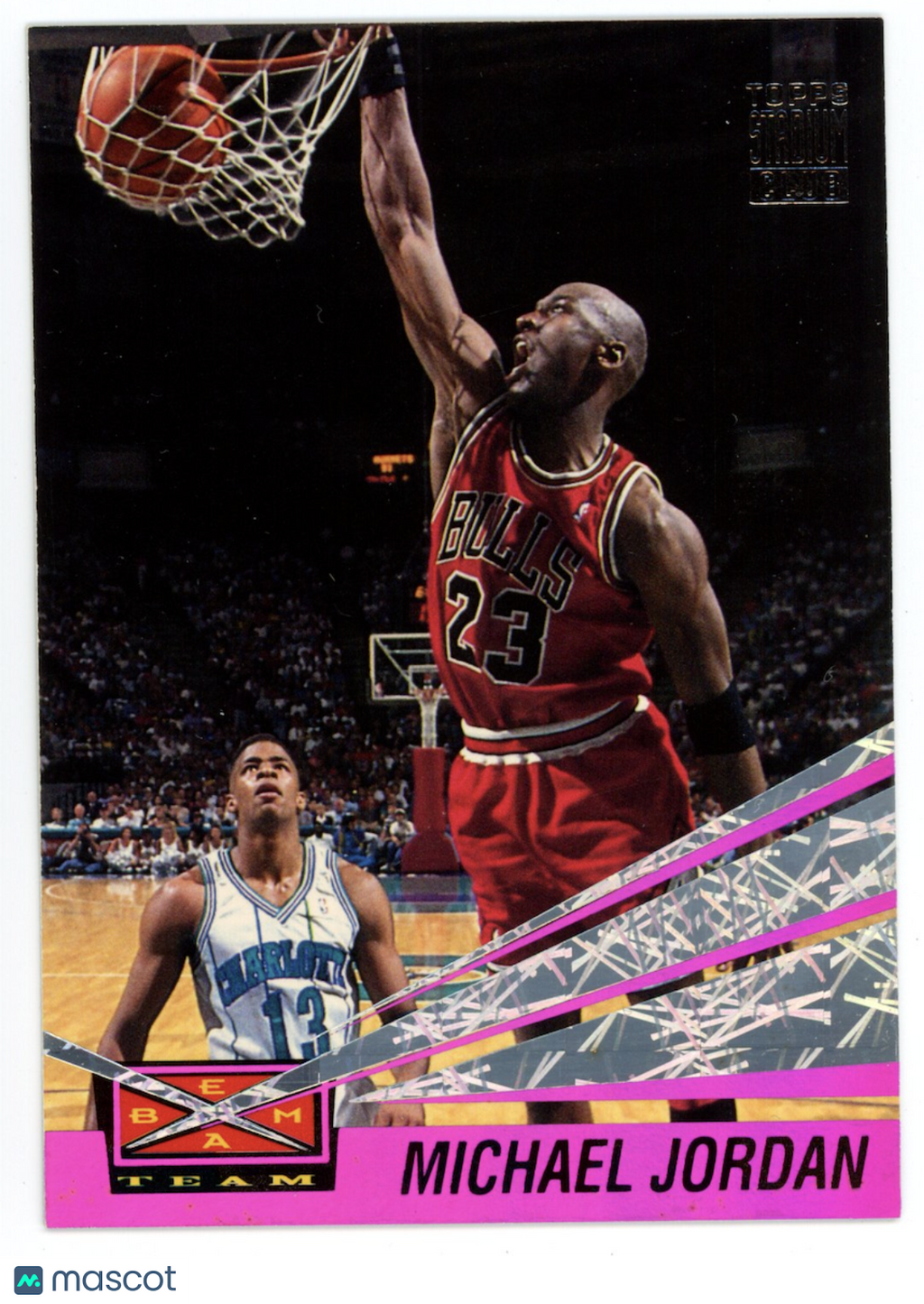 MICHAEL JORDAN 1993-94 Topps Stadium Club Beam Team Insert #4 Bulls