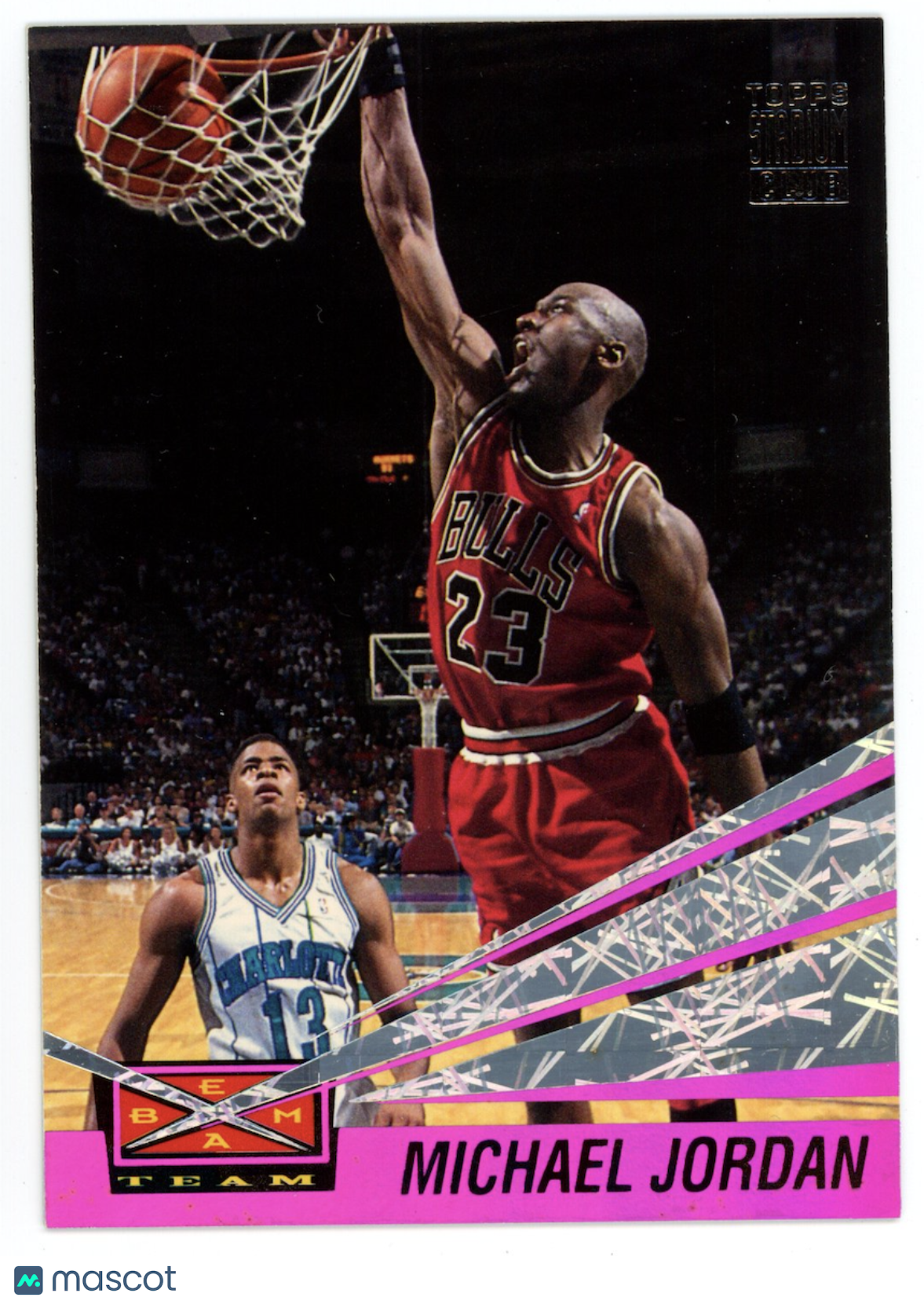 MICHAEL JORDAN 1993-94 Topps Stadium Club Beam Team Insert #4 Bulls