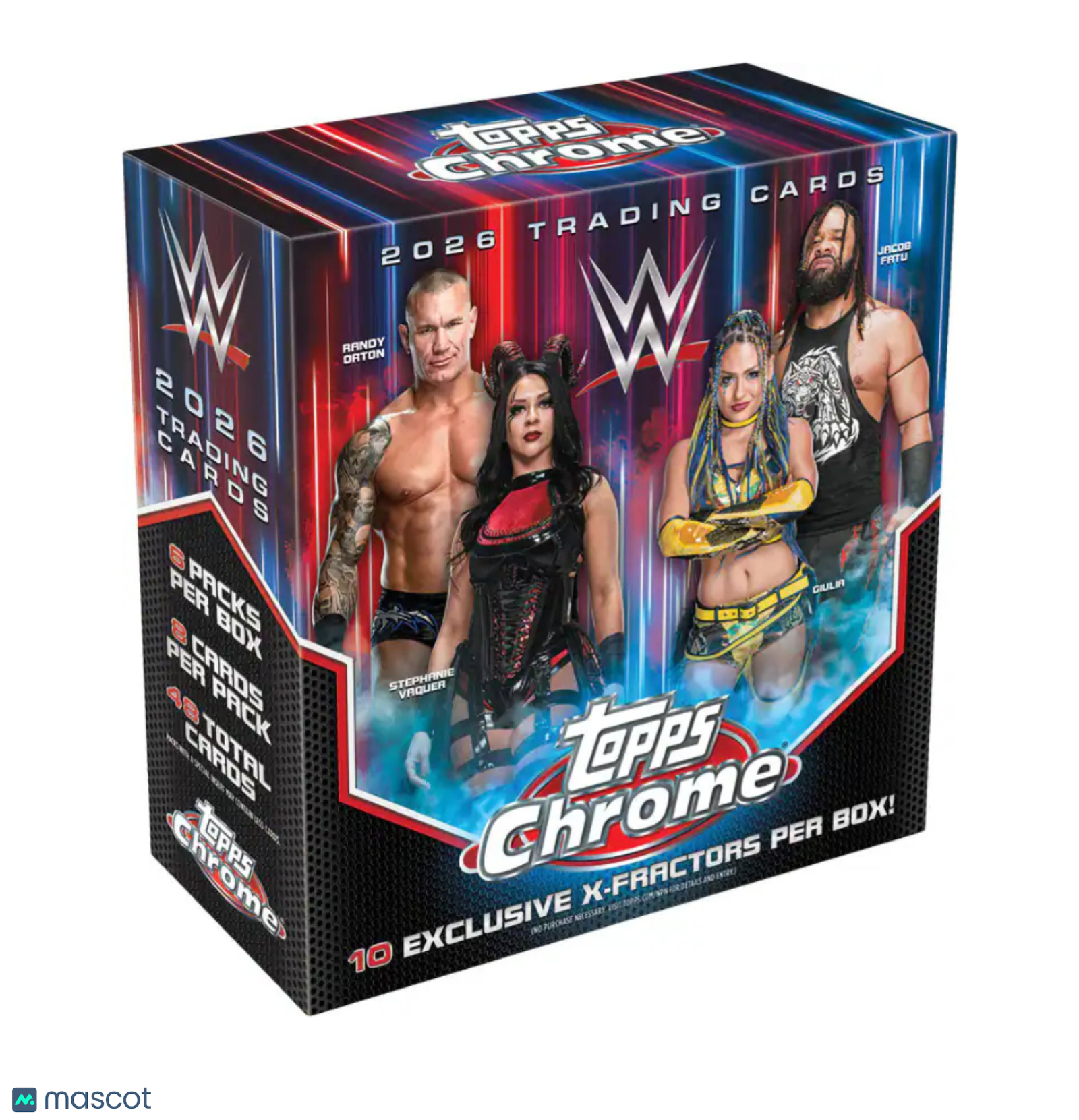 2026 Topps Chrome WWE Mega Box