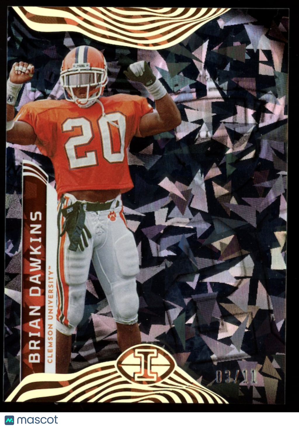 BRIAN DAWKINS 2023 Panini Chronicles Draft Picks Illusions Cracked Ice /11