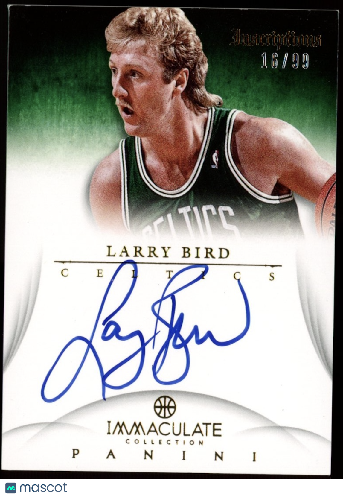 LARRY BIRD 2012-13 Panini Immaculate Collection Inscriptions Auto /99 Celtics