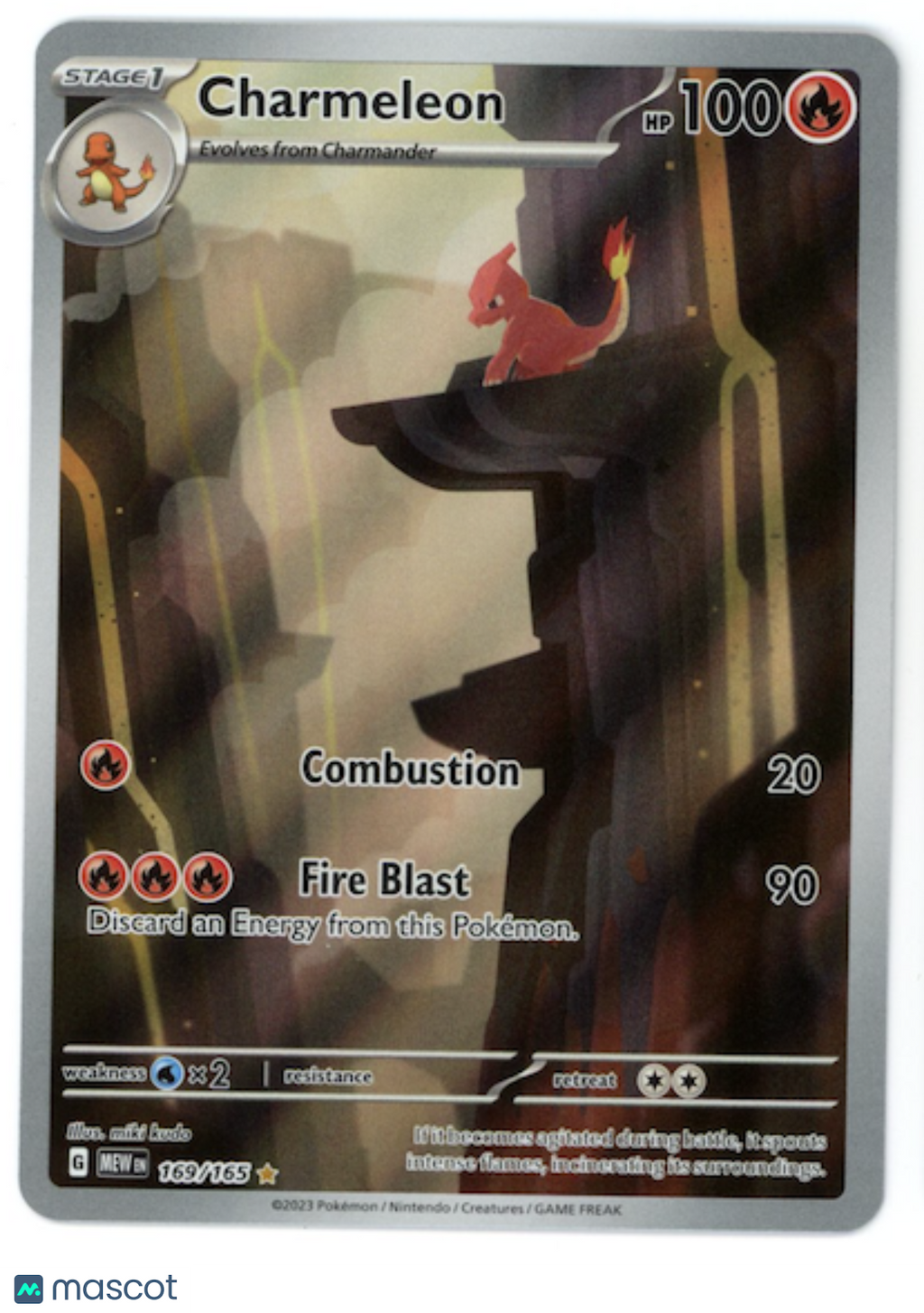 CHARMELEON 2021 Pokemon Scarlet & Violet 151 #186/185