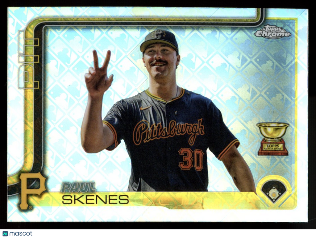 PAUL SKENES 2025 Topps Chrome Logofractor Image Variation #300 Pirates