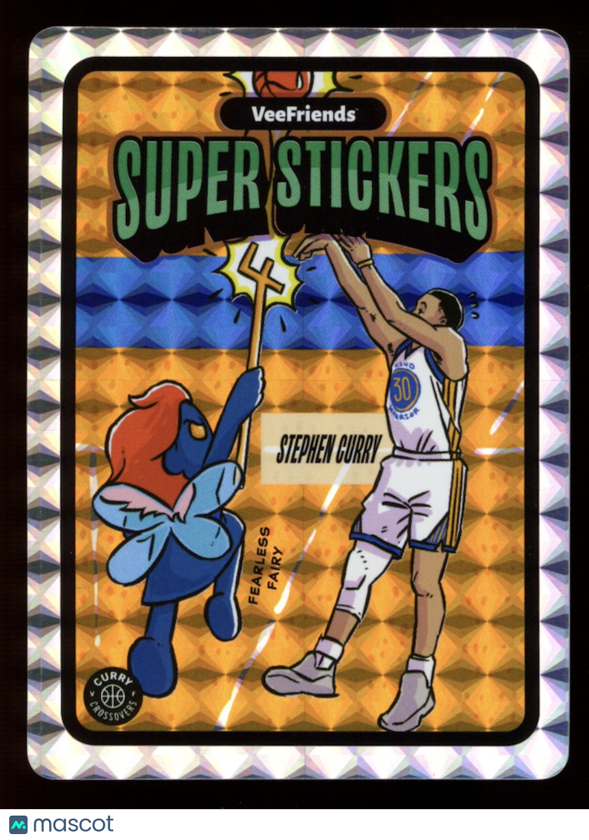 STEPHEN CURRY 2025 VeeFriends Super Stickers Manga Fearless Fairy Crossovers