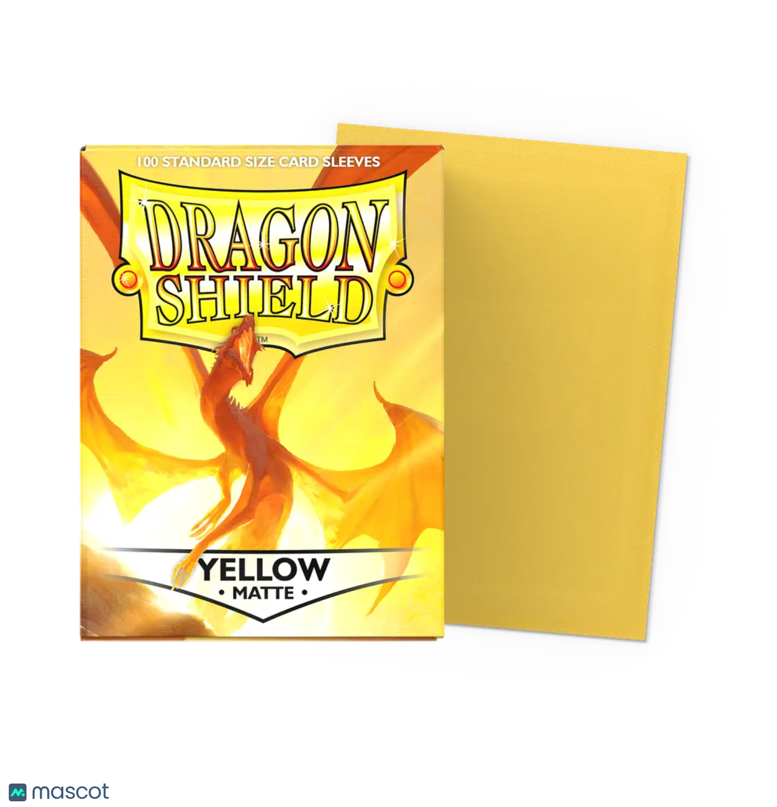 Dragon Shield Yellow Matte Sleeves