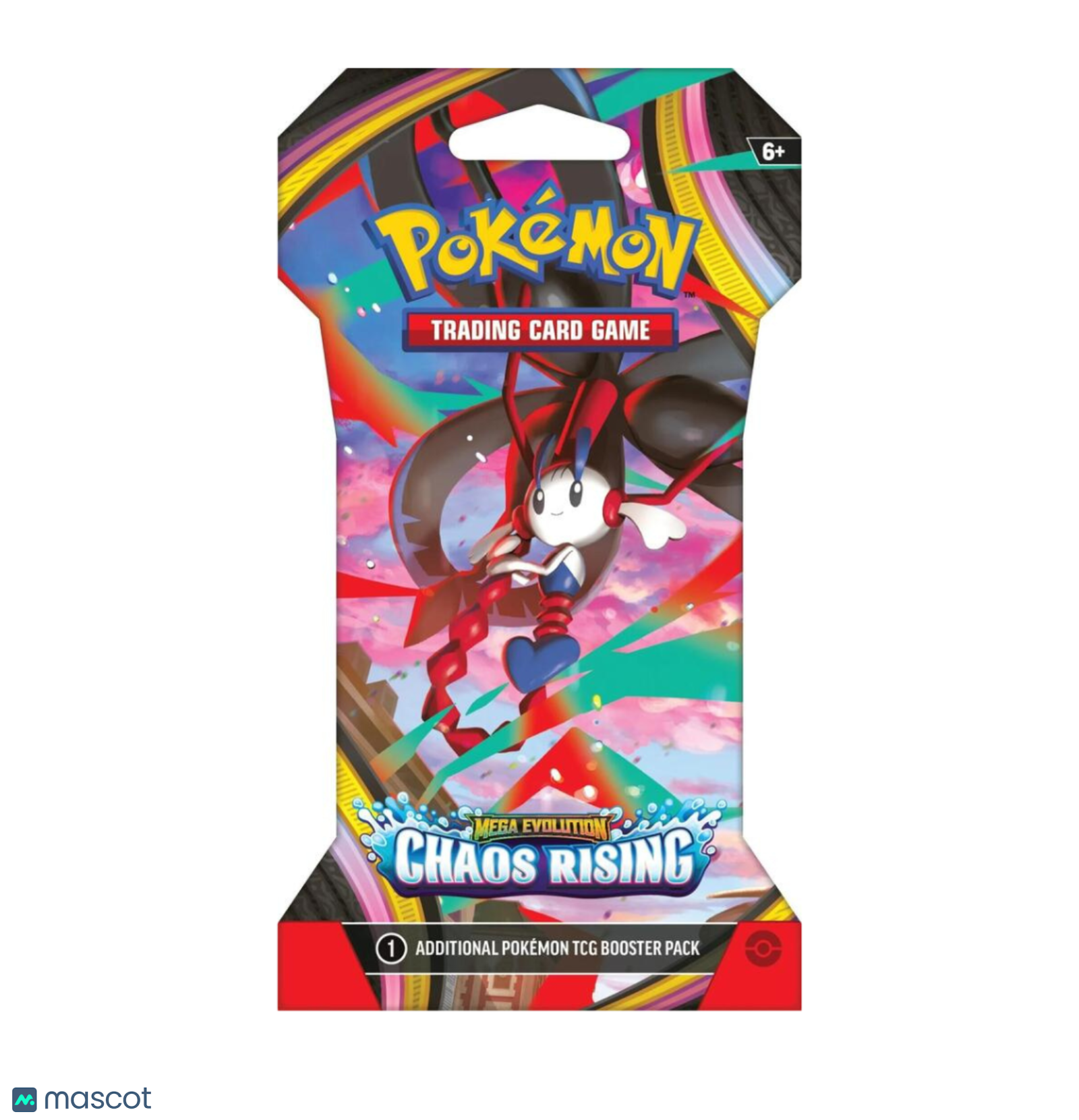 Pokemon Mega Evolution Chaos Rising Sleeved Booster Pack