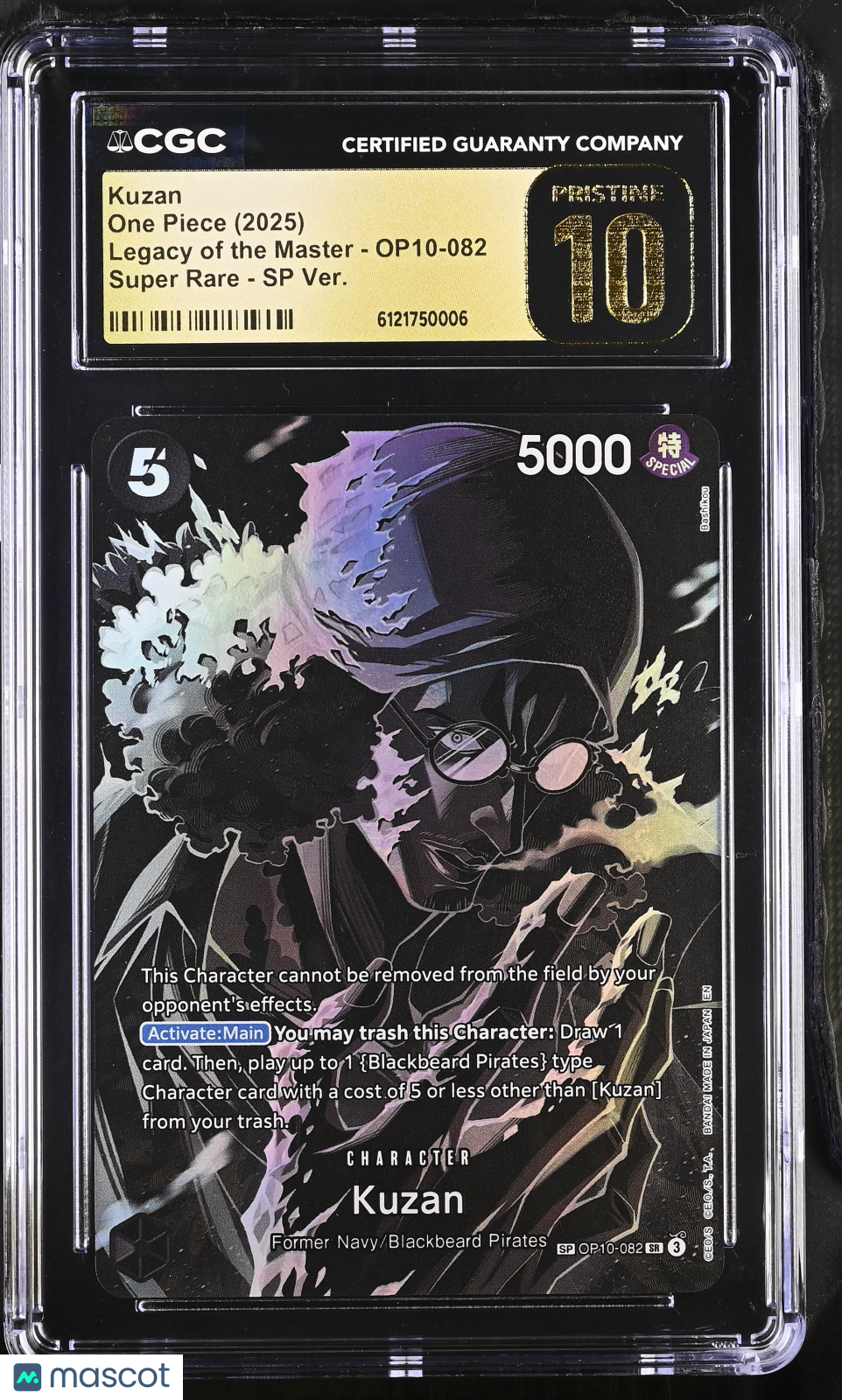 KUZAN 2025 One Piece Legacy Of The Master SP #OP10-082 CGC 10 PRISTINE