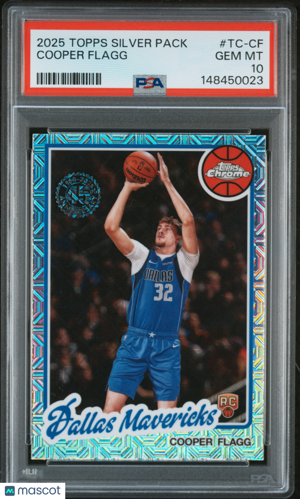 COOPER FLAGG 2025-26 Topps Silver Pack Rookie 45th Anniversary #TC-CF PSA 10