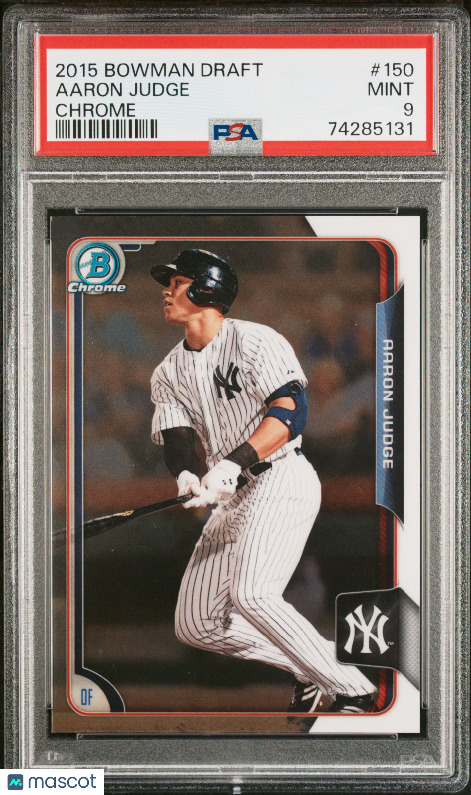 AARON JUDGE 2015 Bowman Draft Chrome #150 PSA 9 Yankees