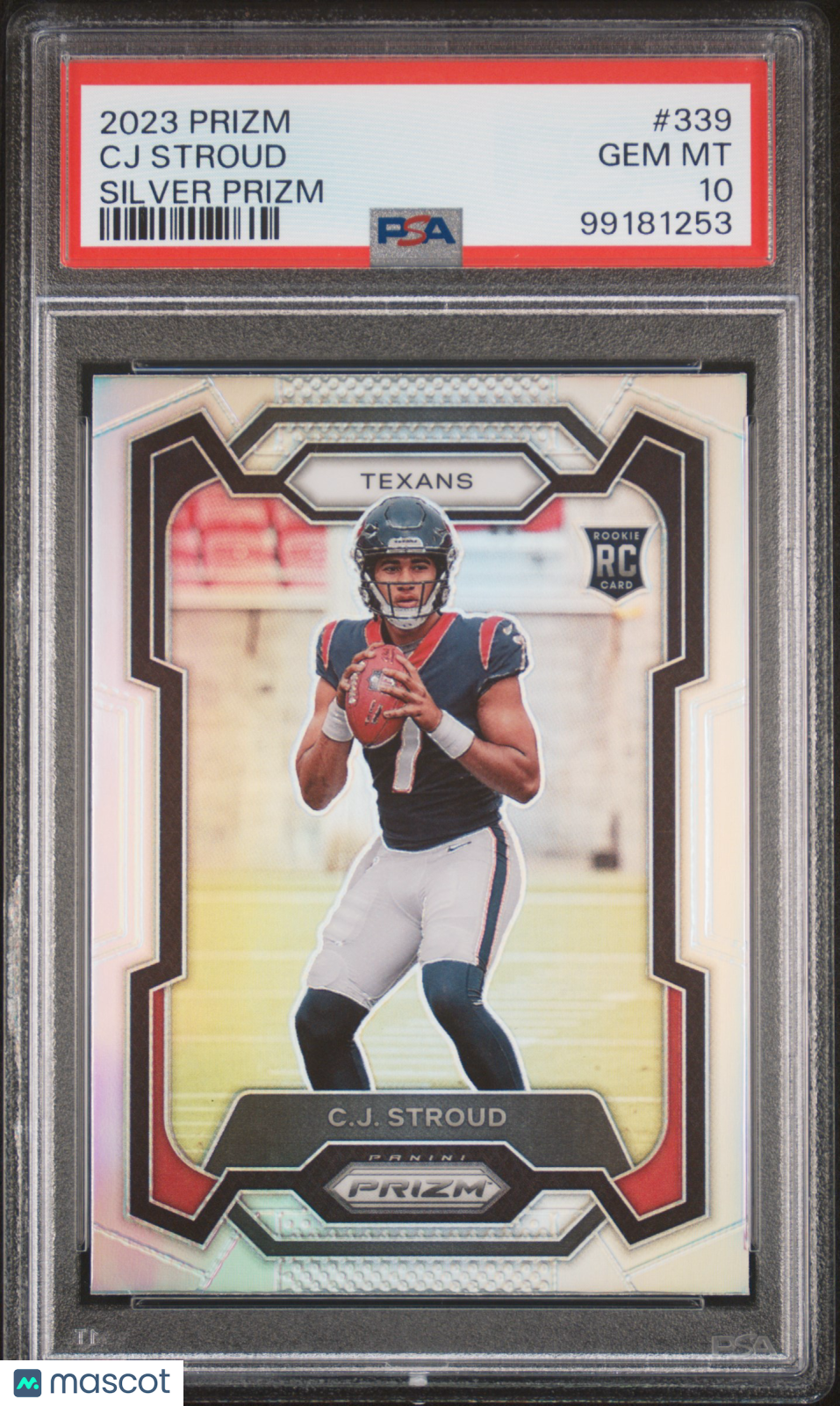 CJ STROUD 2023 Panini Prizm Rookie Silver #339 PSA 10 Texans