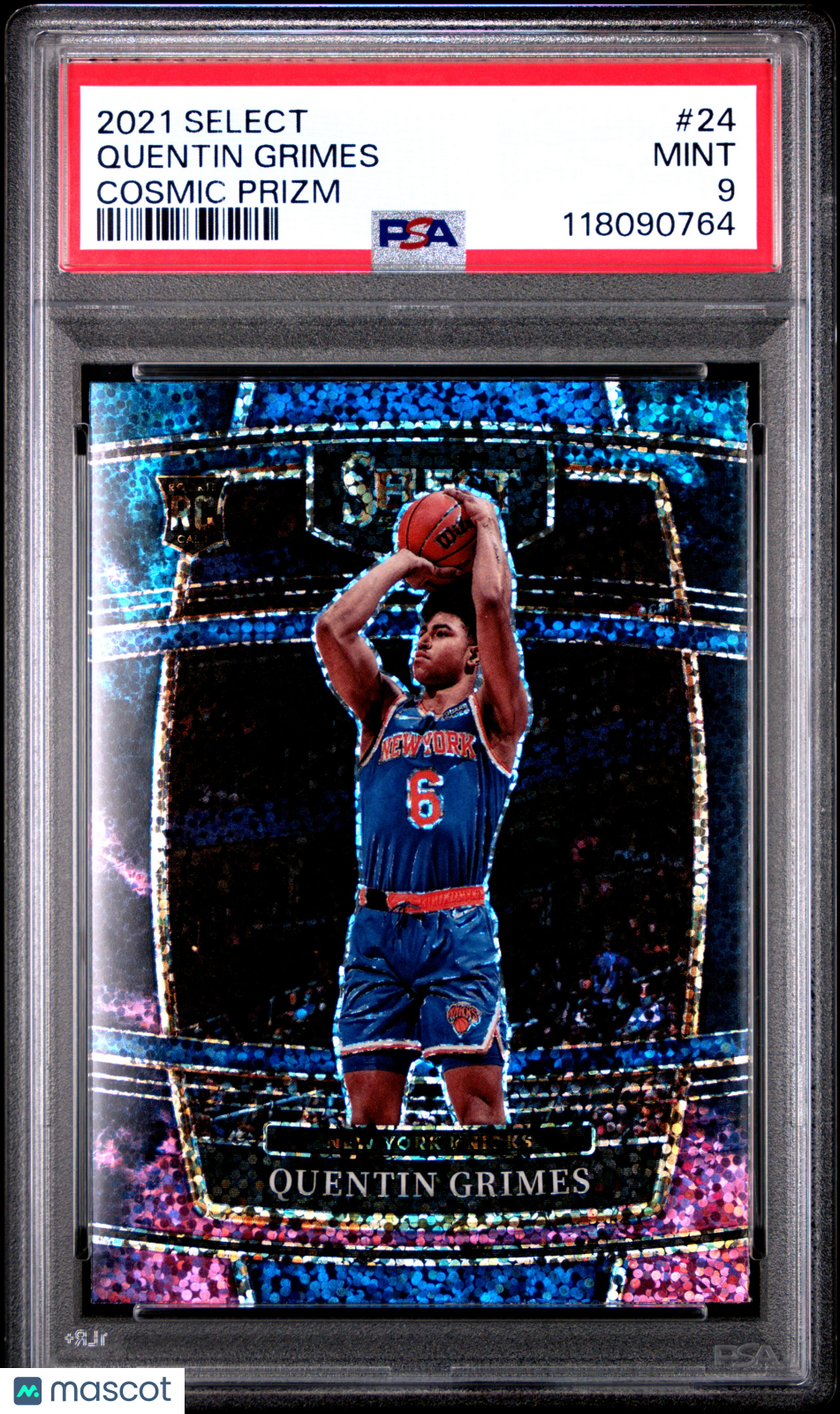 QUENTIN GRIMES 2021-22 Panini Select Cosmic Prizm Rookie SSP #24 PSA 9