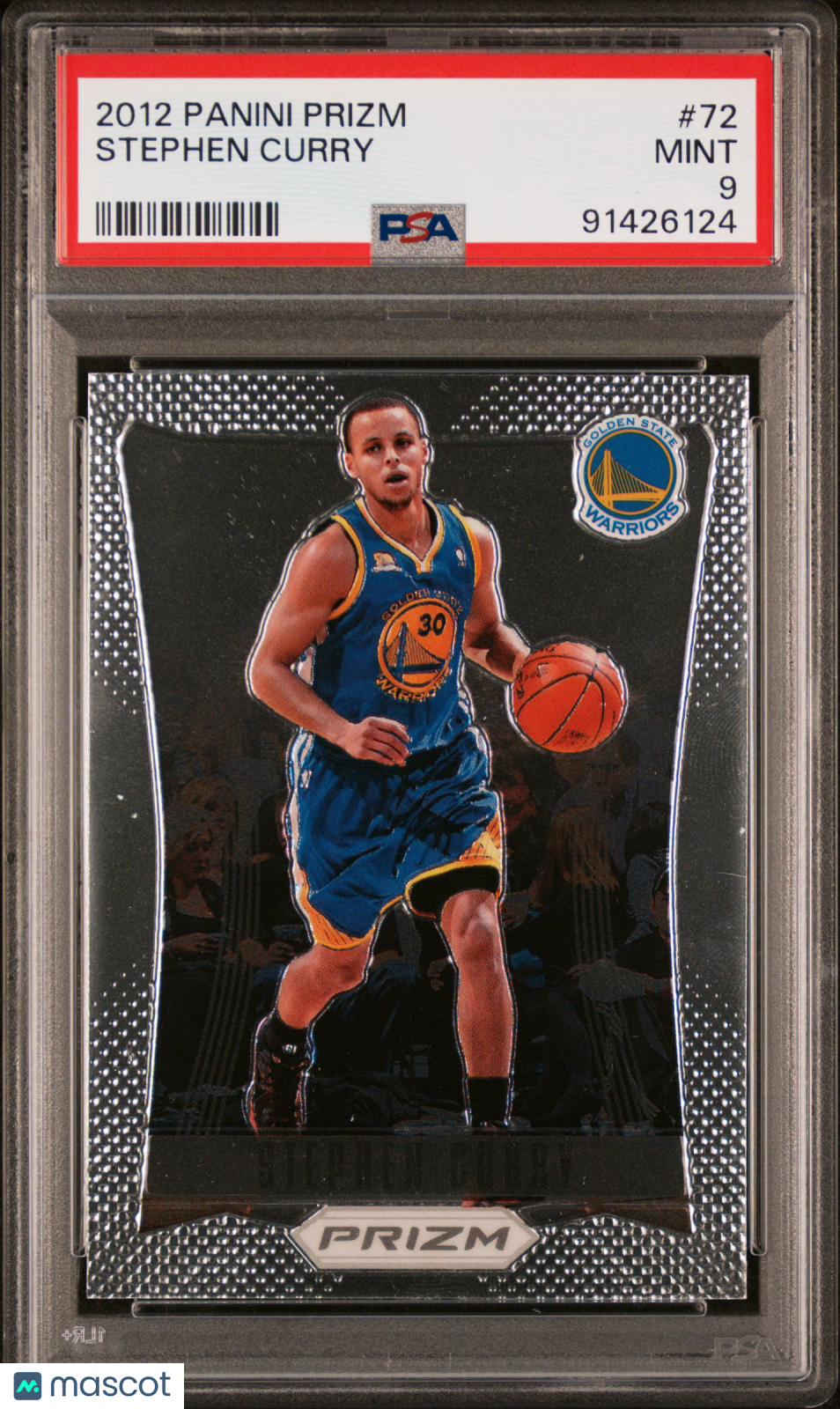 STEPHEN CURRY 2012 Panini Prizm #72 PSA 9 Warriors