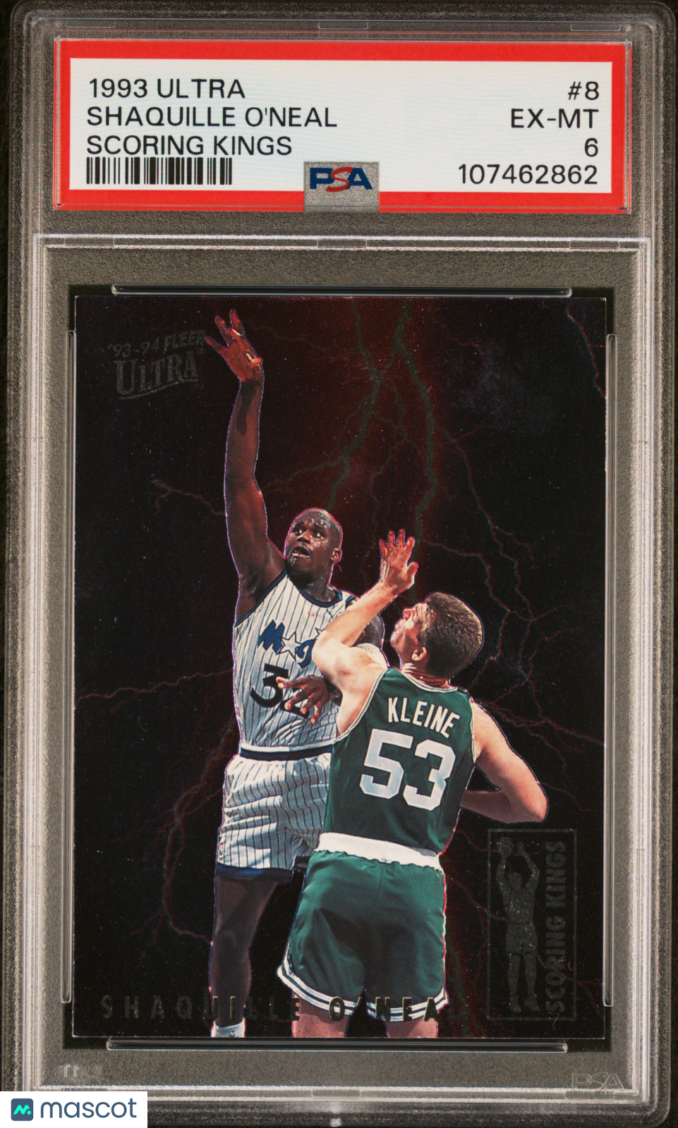 SHAQUILLE O'NEAL 1993-94 Fleer Ultra Scoring Kings #8 PSA 6 Magic