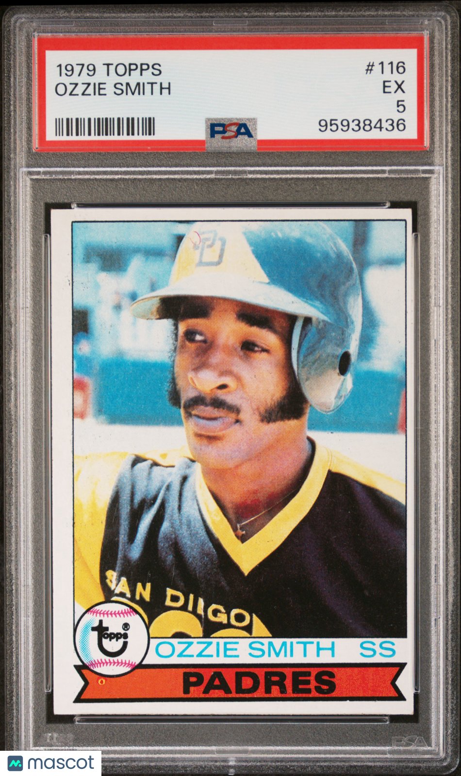 OZZIE SMITH 1979 Topps Baseball #116 PSA 5 EX San Diego Padres