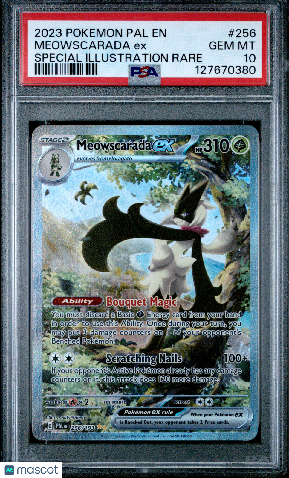 MEWOSCARADA EX 2023 Pokemon Paldea Evolved Special Illustration Rare #256 PSA 10