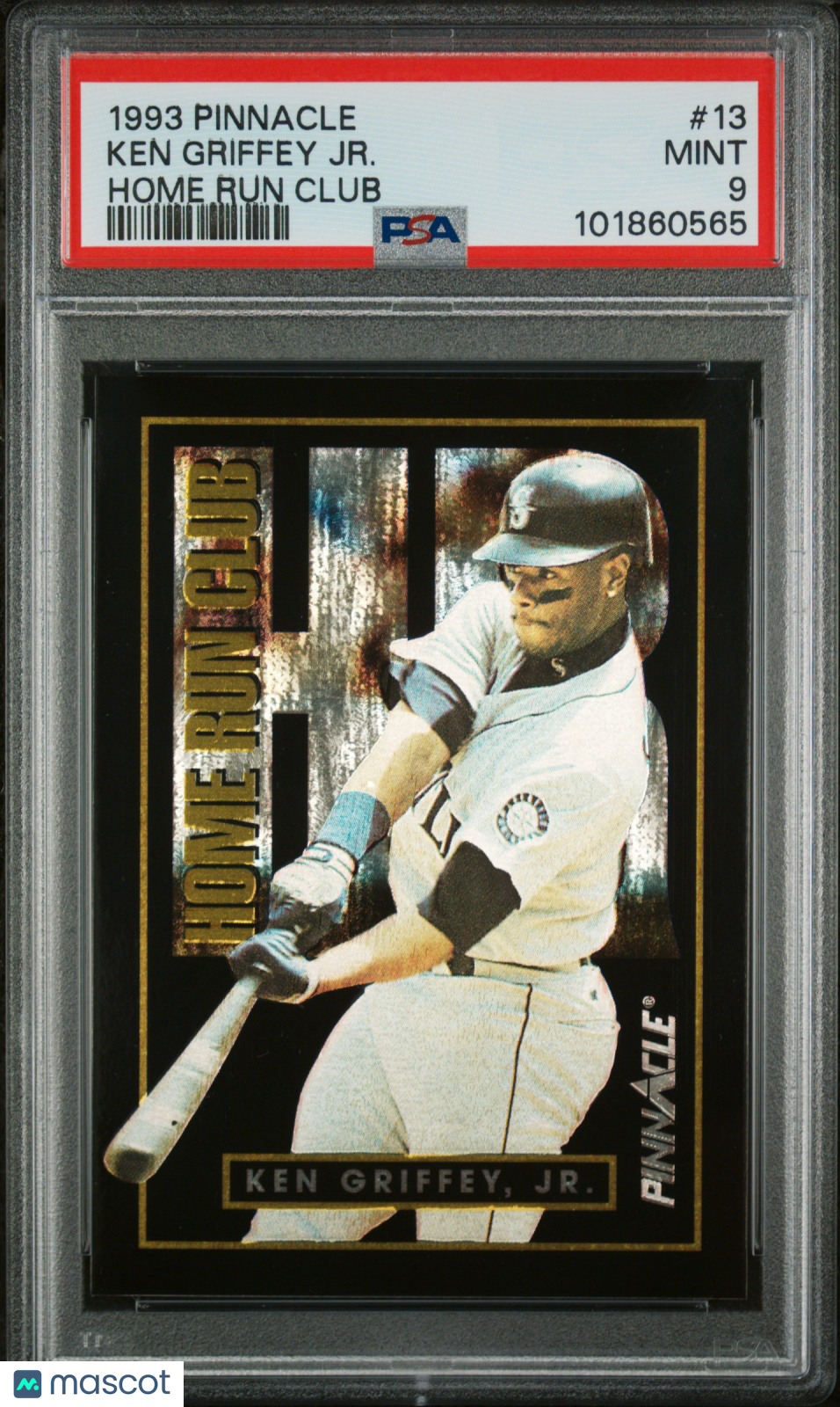 KEN GRIFFEY JR. 1993 Pinnacle Home Run Club #13 PSA 9 Mint Mariners